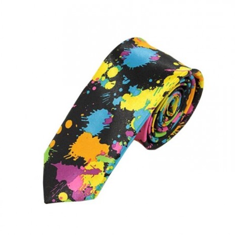 SLIM kravata pestrofarebná